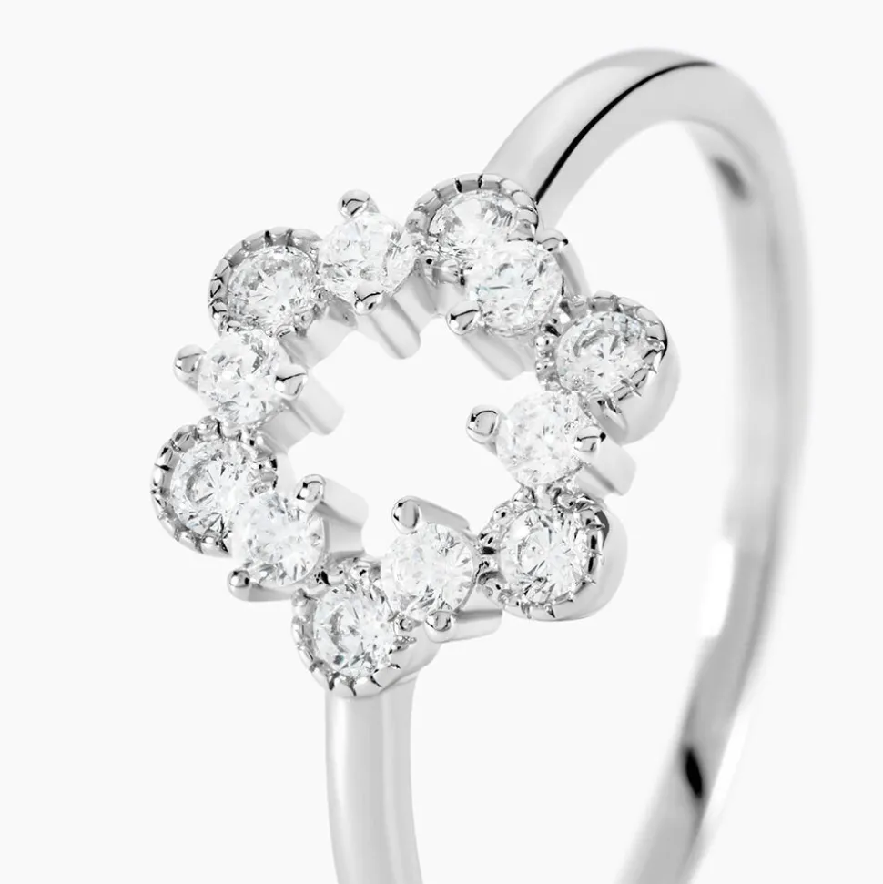 Bague Astrea Argent Blanc Oxyde De Zirconium