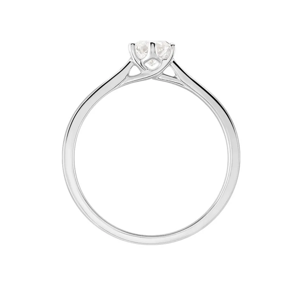 Bague Athena Or Blanc Diamant