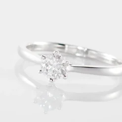 Bague Athena Or Blanc Diamant