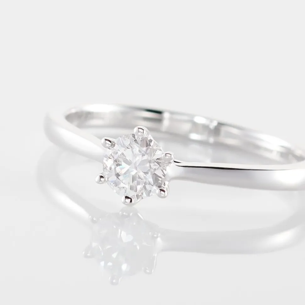 Bague Athena Or Blanc Diamant