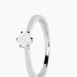 Bague Athena Platine Blanc Diamant