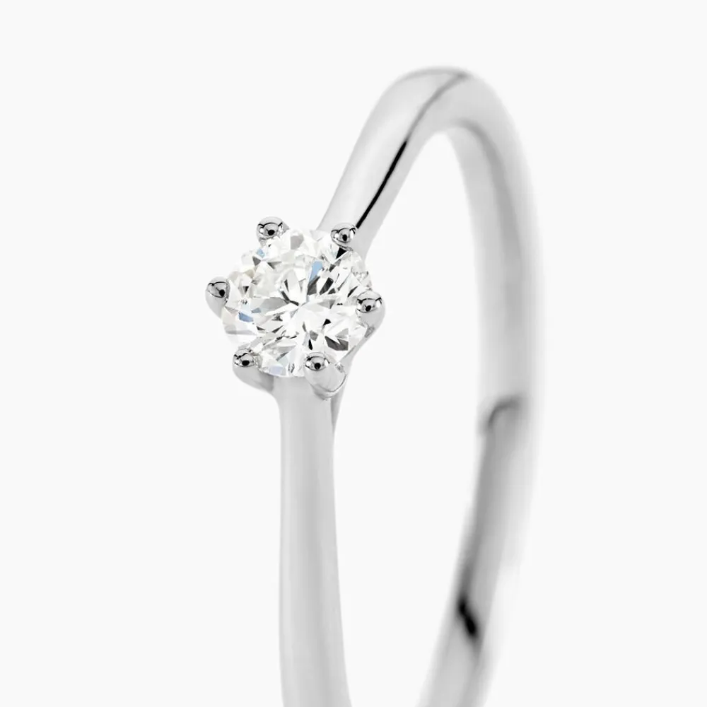 Bague Athena Platine Blanc Diamant|Marc Orian Best