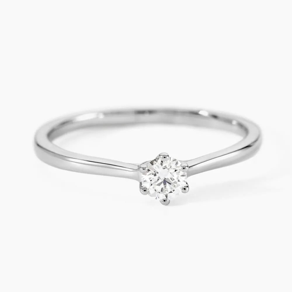 Bague Athena Platine Blanc Diamant|Marc Orian Best