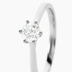 Bague Athena Platine Blanc Diamant|Marc Orian New