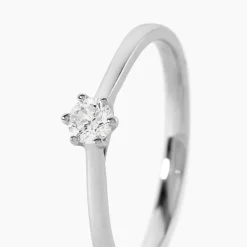 Bague Athena Platine Blanc Diamant|Marc Orian Online