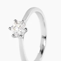 Bague Athena Platine Blanc Diamant|Marc Orian Hot