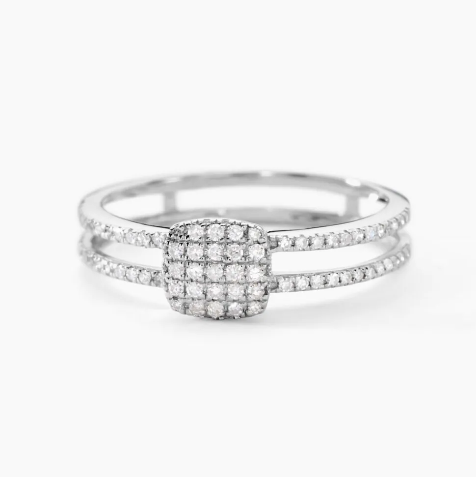 Bague Aude Or Blanc Diamant