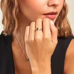 Bague Avalon Argent Blanc Oxyde De Zirconium|Marc Orian New