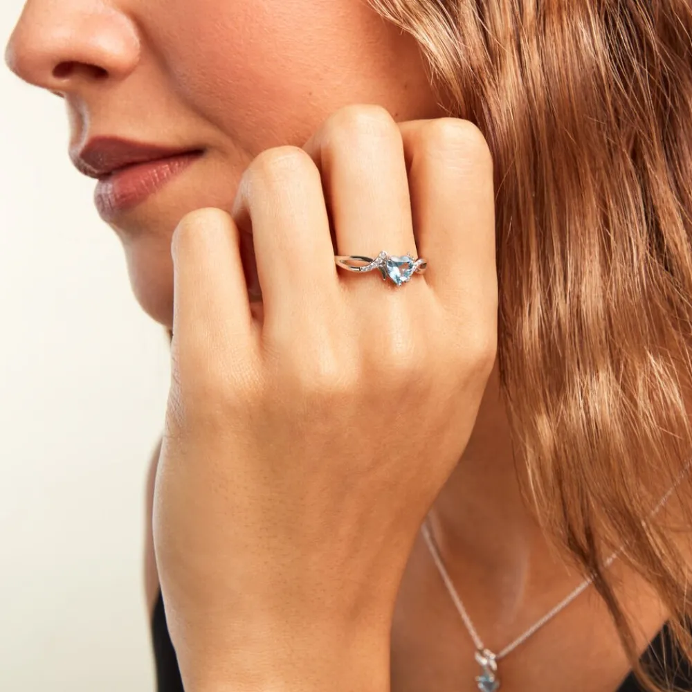 Bague Avalon Argent Blanc Oxyde De Zirconium|Marc Orian Best