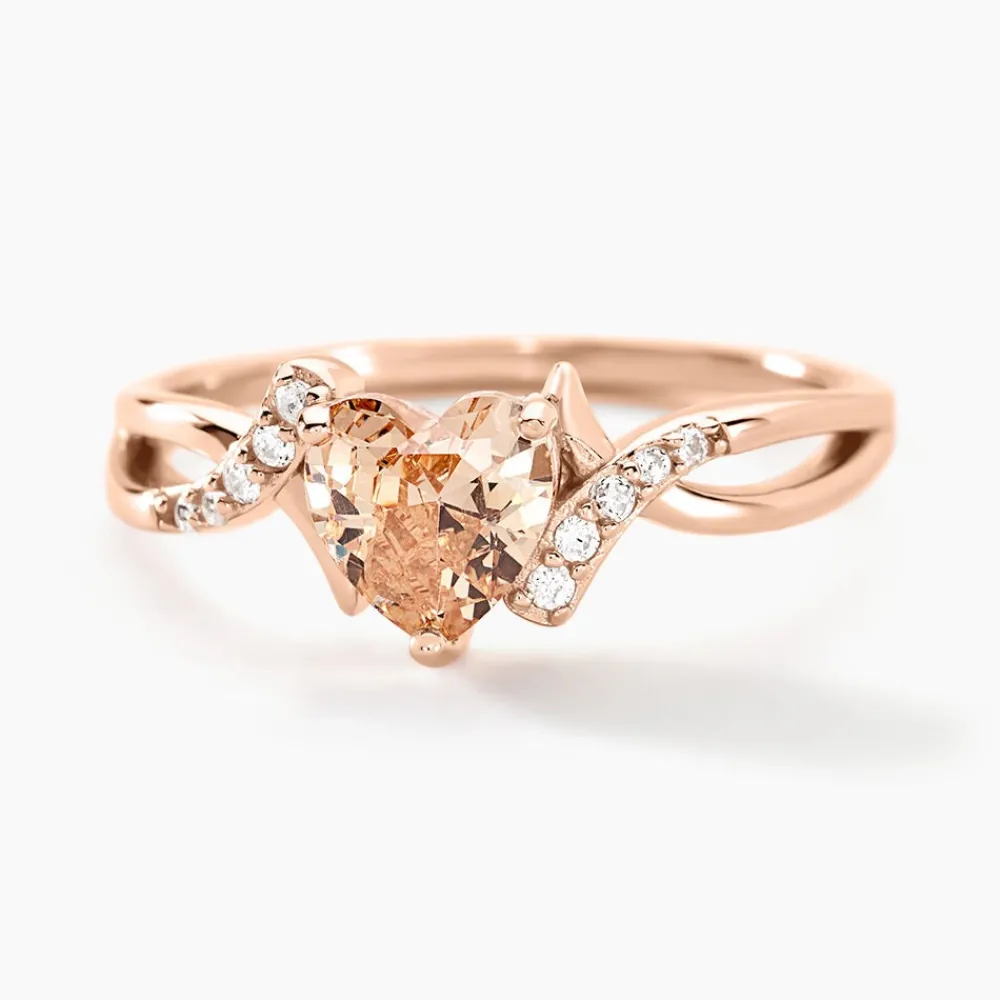 Bague Avalon Argent Rose Oxyde De Zirconium|Marc Orian Sale