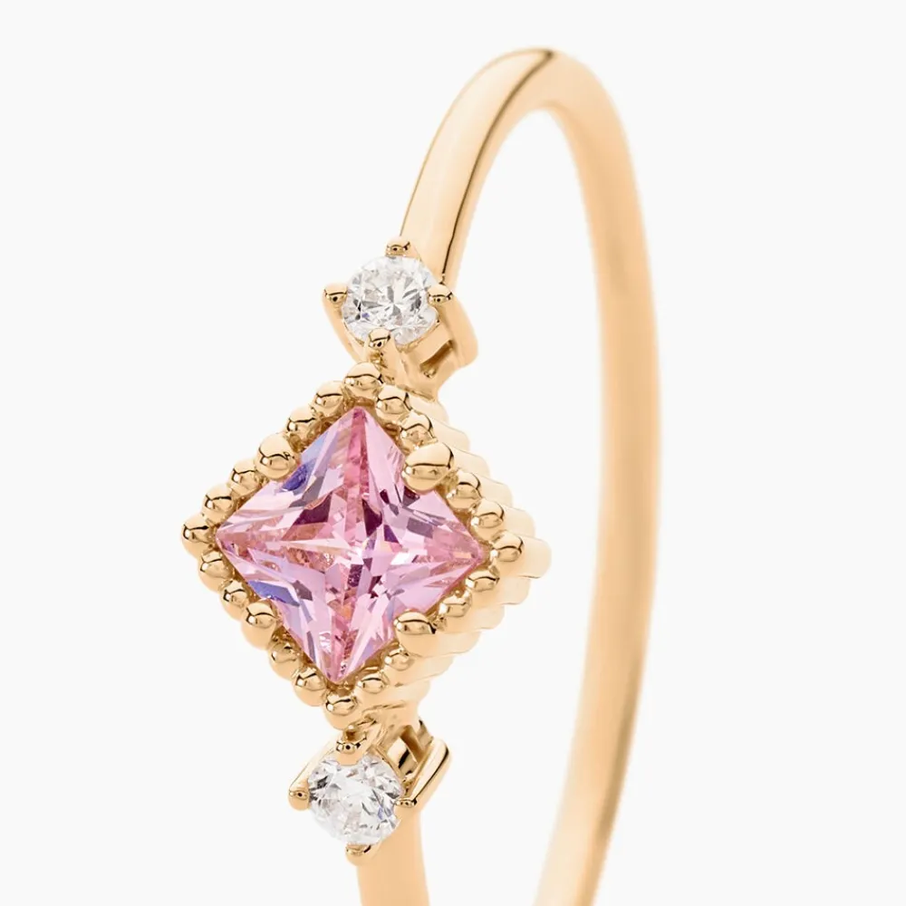 Bague Azel Plaqué Or Jaune Oxyde De Zirconium|Marc Orian New