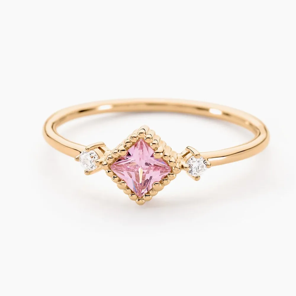 Bague Azel Plaqué Or Jaune Oxyde De Zirconium|Marc Orian New