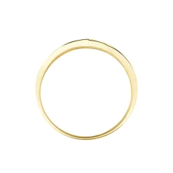 Bague Bandeau Or Jaune Oxyde De Zirconium