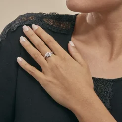 Bague Barbara Or Blanc Diamant