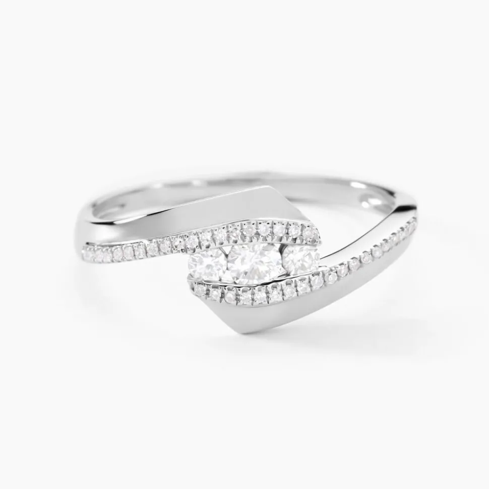 Bague Barbara Or Blanc Diamant