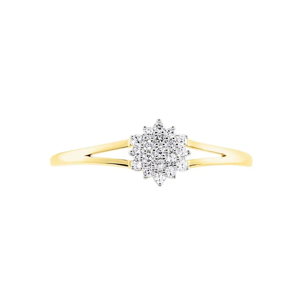 Bague Barbra Or Jaune Diamant