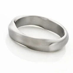 Bague Barclay Acier Blanc