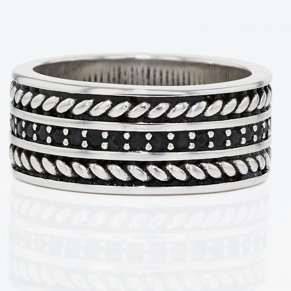 Bague Basile Argent Blanc|Marc Orian Best