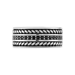 Bague Basile Argent Blanc|Marc Orian Best