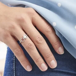 Bague Bastiano Argent Blanc Oxyde De Zirconium|Marc Orian Outlet