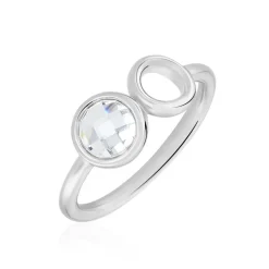 Bague Bastiano Argent Blanc Oxyde De Zirconium|Marc Orian Outlet