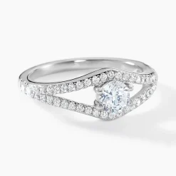 Bague Bernita Argent Blanc Oxyde De Zirconium|Marc Orian New