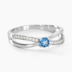 Bague Bertheline Argent Blanc Oxyde De Zirconium|Marc Orian Best