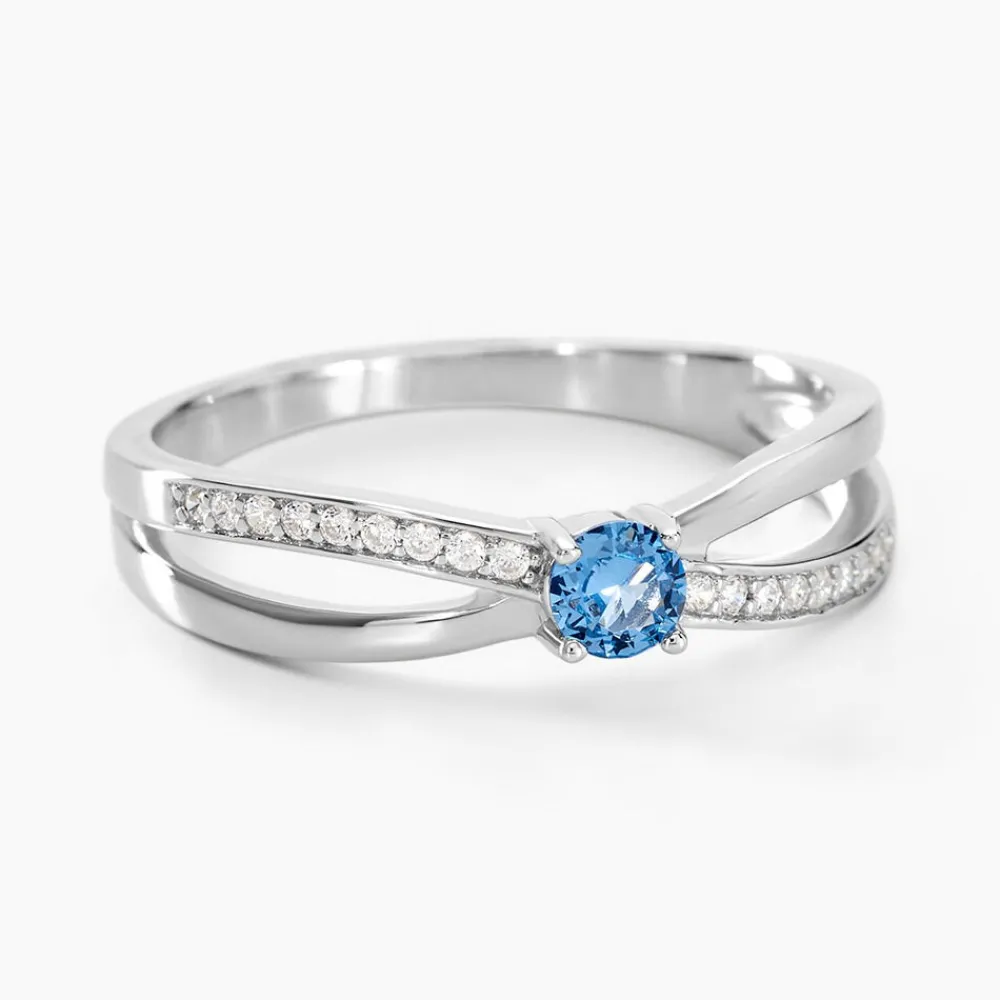 Bague Bertheline Argent Blanc Oxyde De Zirconium|Marc Orian Best