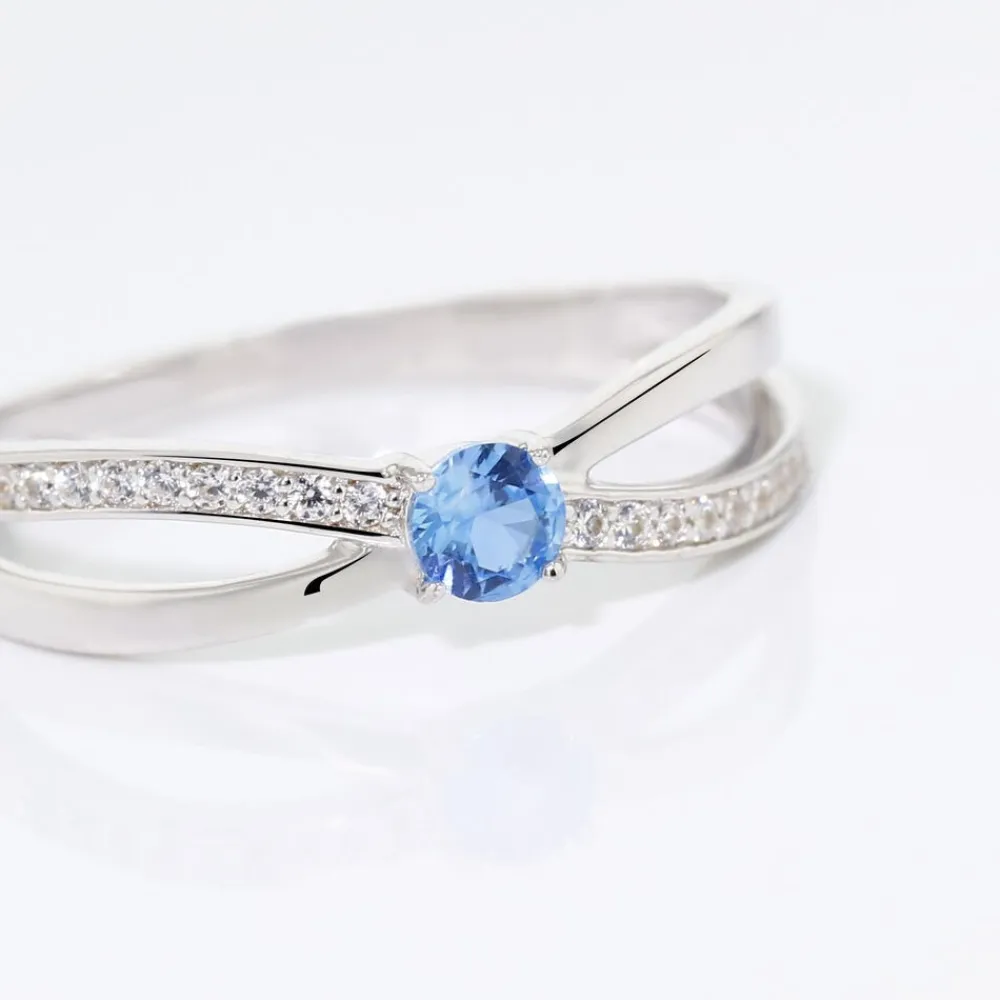 Bague Bertheline Argent Blanc Oxyde De Zirconium|Marc Orian Best