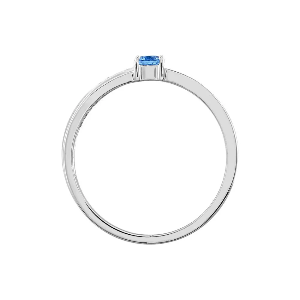 Bague Bertheline Argent Blanc Oxyde De Zirconium|Marc Orian Best