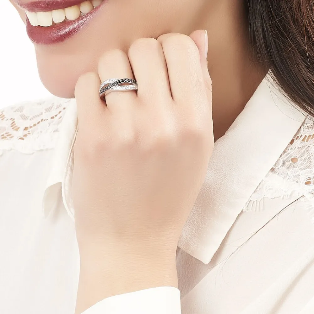 Bague Bethany Argent Blanc Oxyde De Zirconium|Marc Orian Clearance