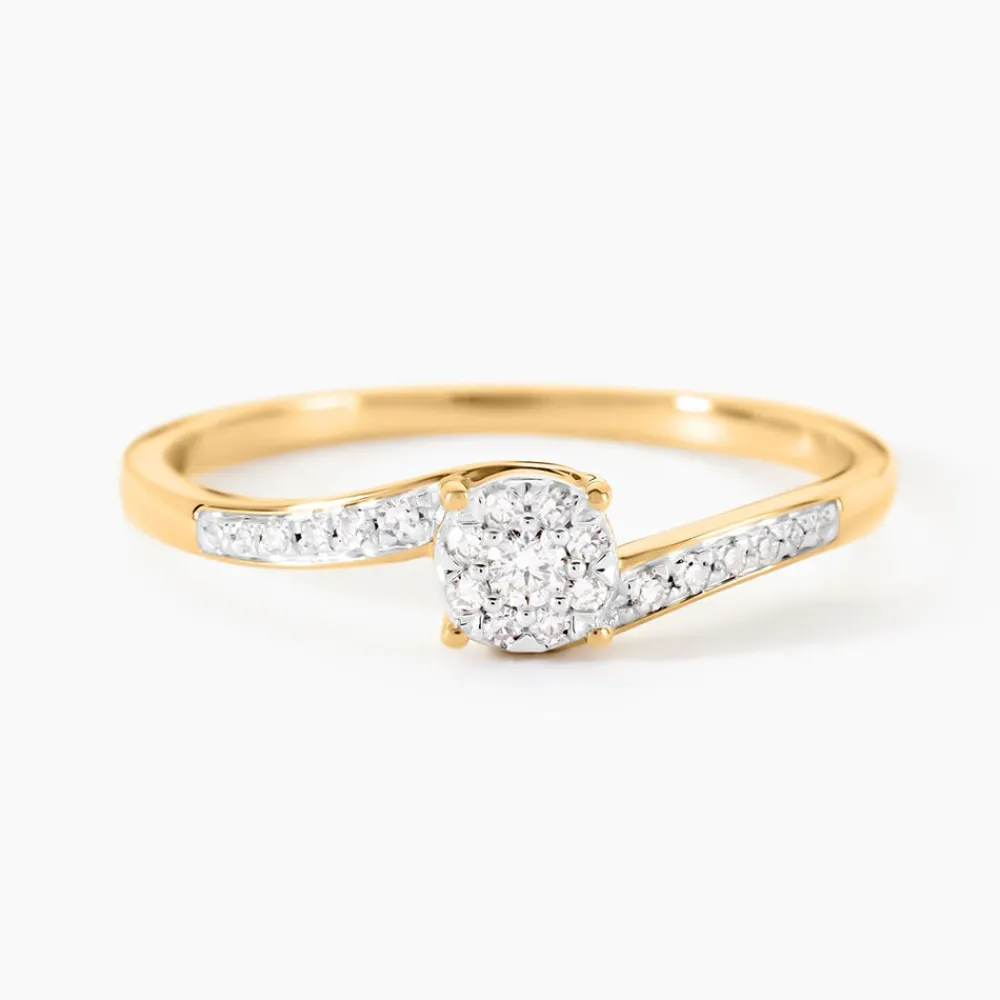 Bague Biagino Or Jaune Diamant|Marc Orian Online