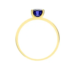 Bague Billel Or Jaune Saphir Diamant