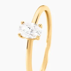 Bague Borje Or Jaune Oxyde De Zirconium|Marc Orian New