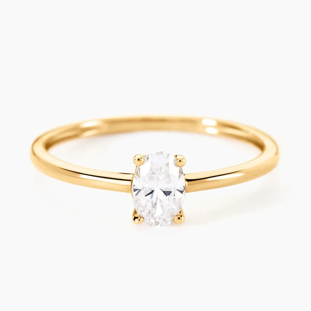 Bague Borje Or Jaune Oxyde De Zirconium|Marc Orian New