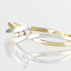 Bague Brixia Or Bicolore Diamant|Marc Orian Clearance