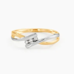 Bague Brixia Or Bicolore Diamant|Marc Orian Clearance