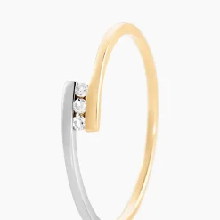 Bague Brooke Or Bicolore Diamant|Marc Orian New