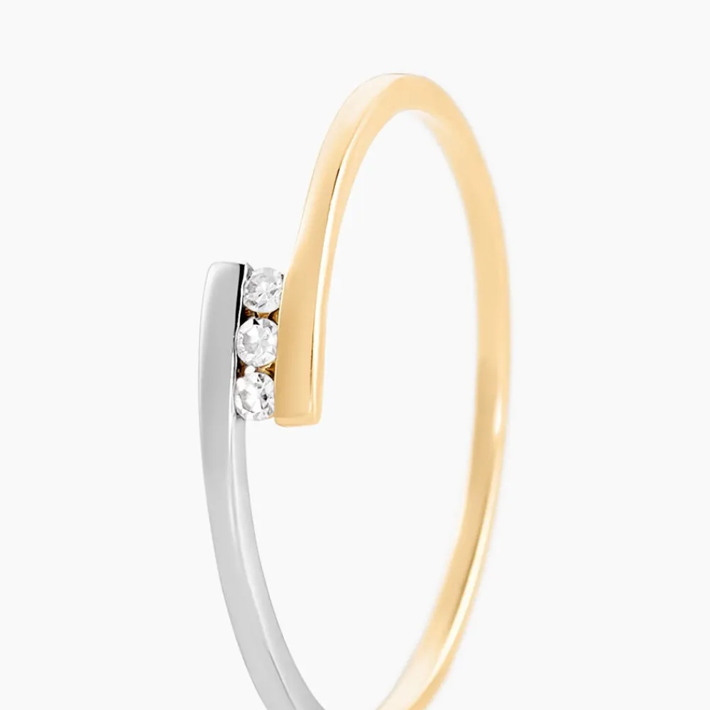 Bague Brooke Or Bicolore Diamant|Marc Orian New