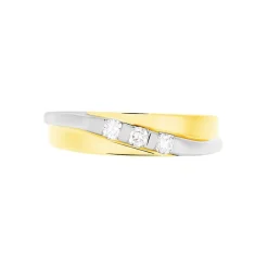 Bague Bryanna Or Bicolore Diamant