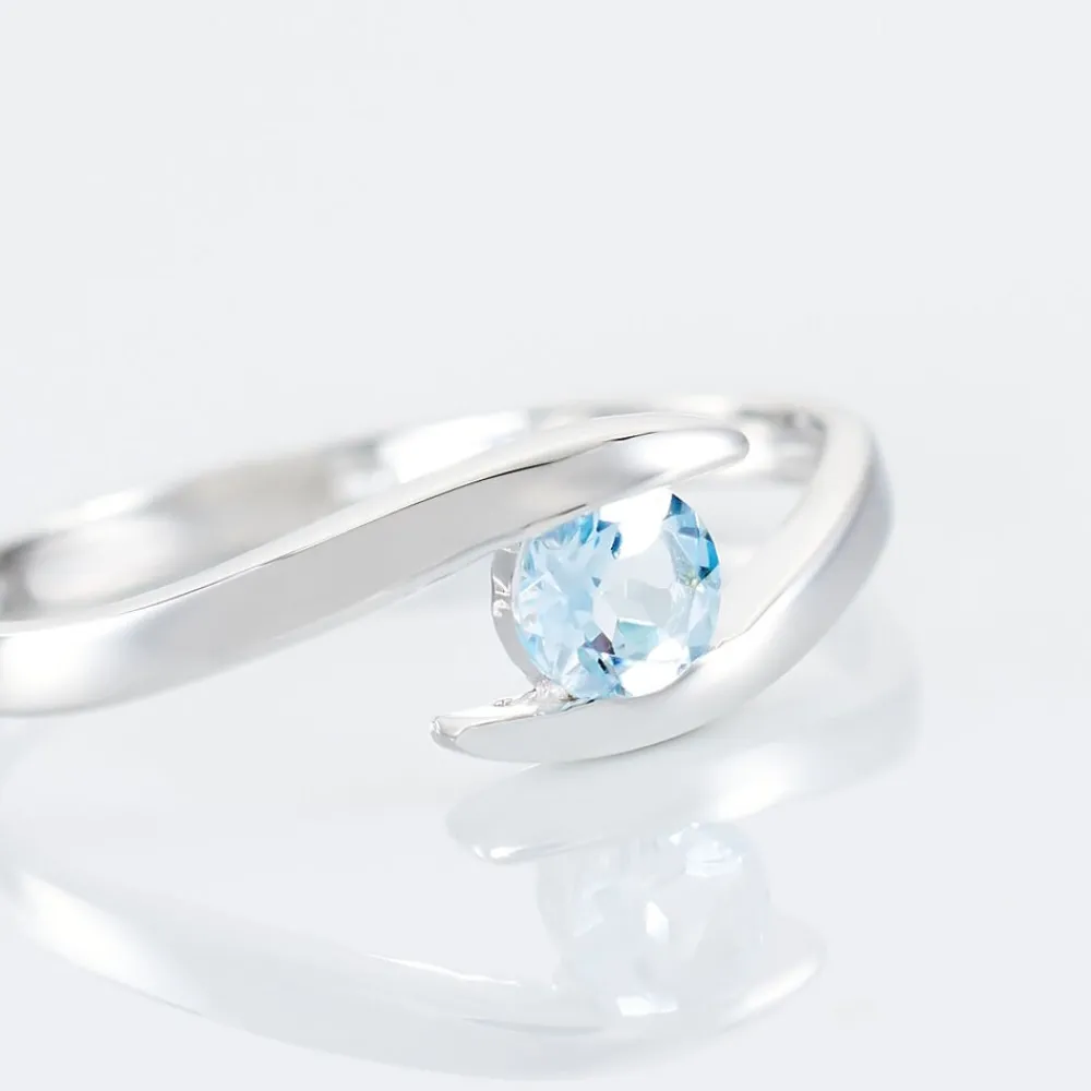 Bague Camilia Or Blanc Topaze|Marc Orian Hot