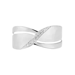 Bague Camomille Or Blanc Diamant|Marc Orian
