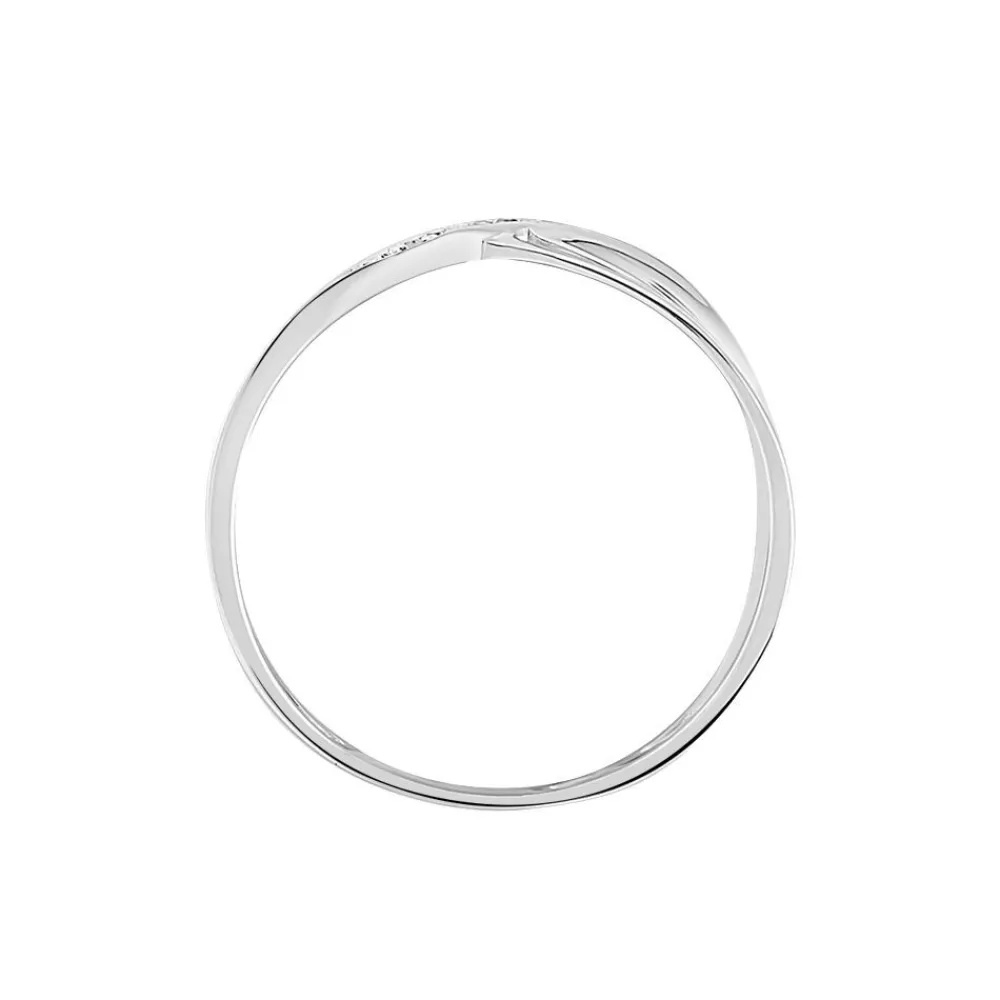 Bague Camomille Or Blanc Diamant|Marc Orian