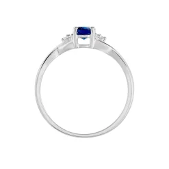 Bague Cassie Or Blanc Saphir Et Diamant|Marc Orian Clearance