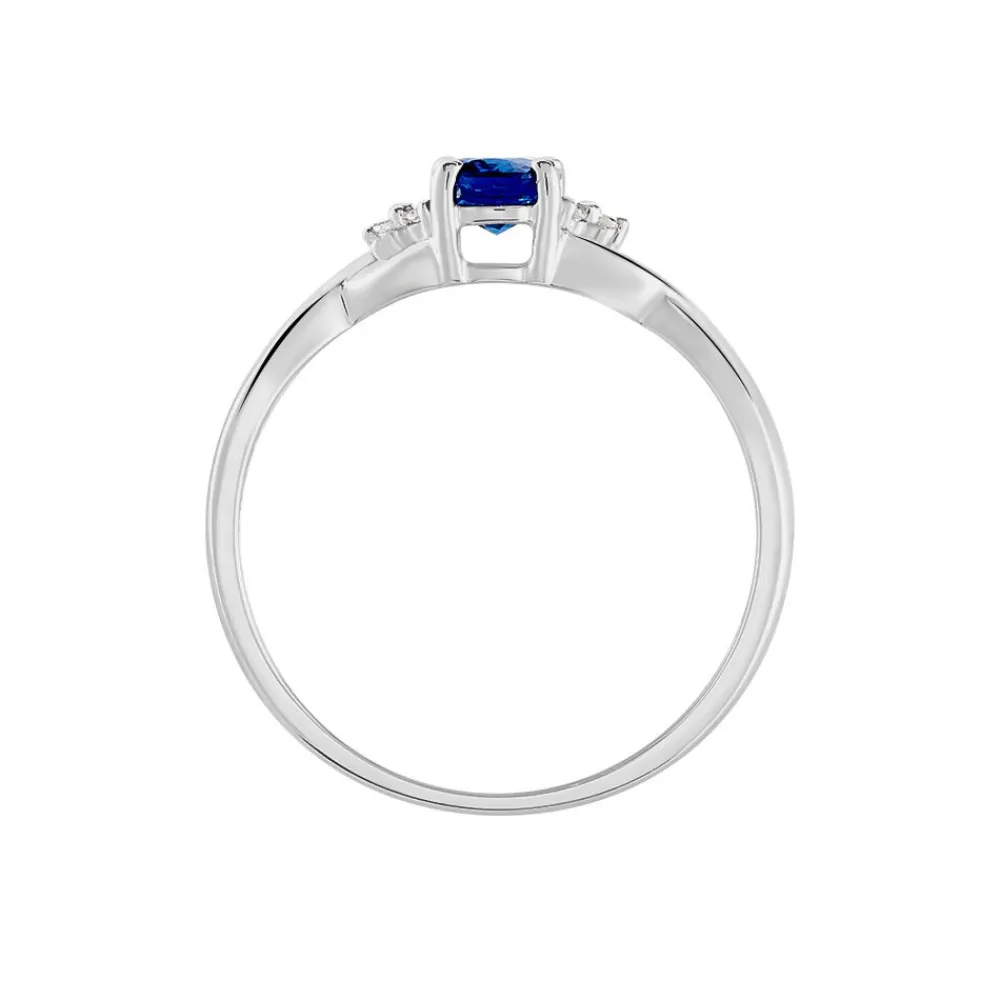 Bague Cassie Or Blanc Saphir Et Diamant|Marc Orian Clearance