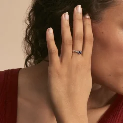 Bague Cassie Or Blanc Saphir Et Diamant|Marc Orian Clearance