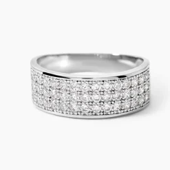 Bague Cecelia Argent Blanc Oxyde De Zirconium