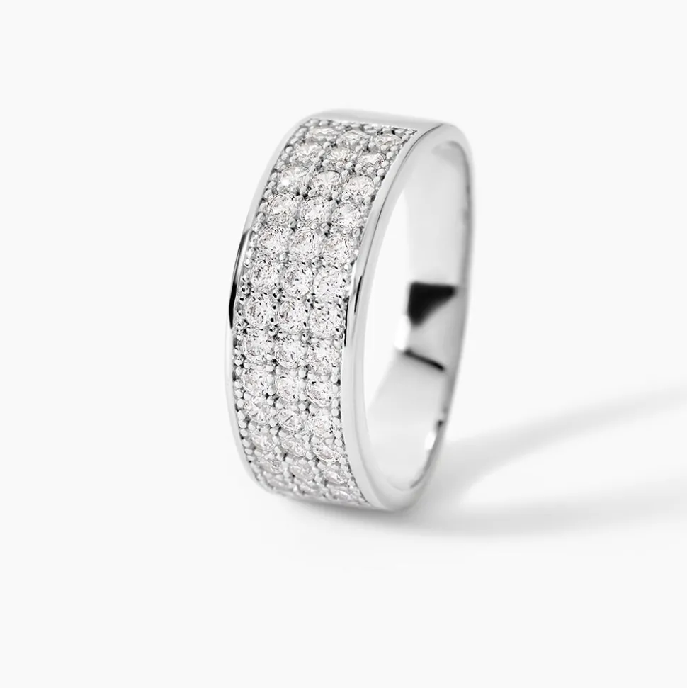 Bague Cecelia Argent Blanc Oxyde De Zirconium