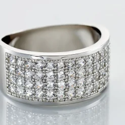Bague Cecelia Argent Blanc Oxyde De Zirconium|Marc Orian Online