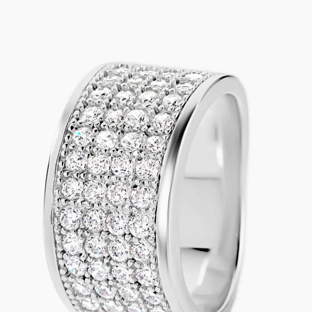Bague Cecelia Argent Blanc Oxyde De Zirconium|Marc Orian Online